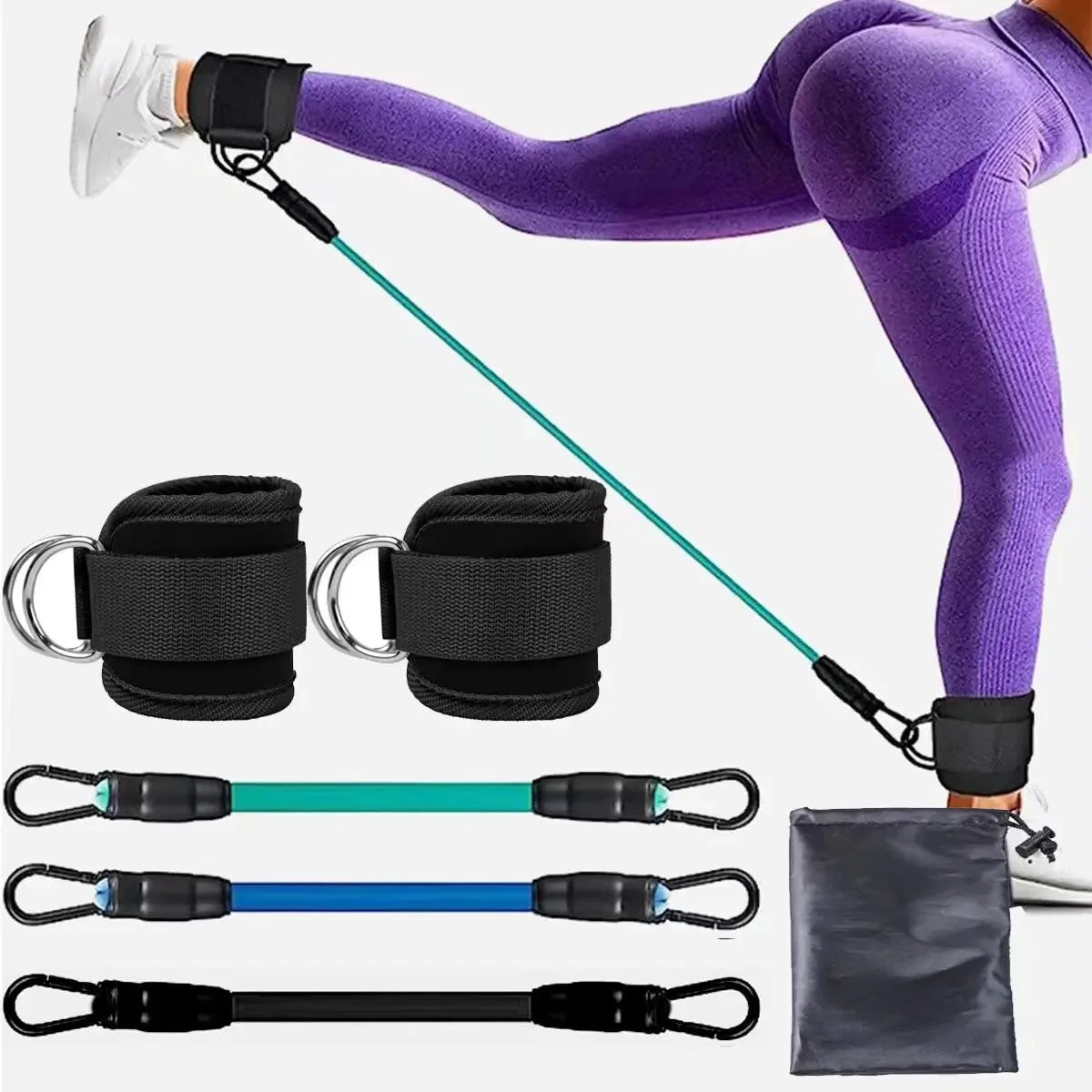 Ankle Strap Resistance Bands for Fitness and Training