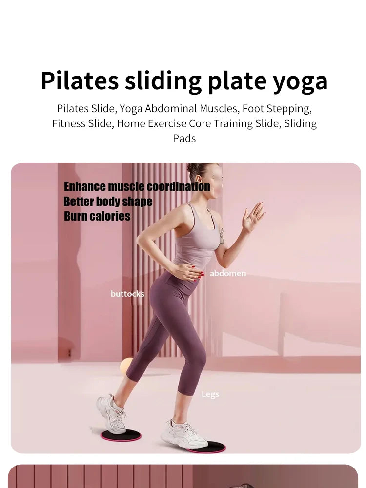 Yoga Sliding Discs for Fitness and Core Training