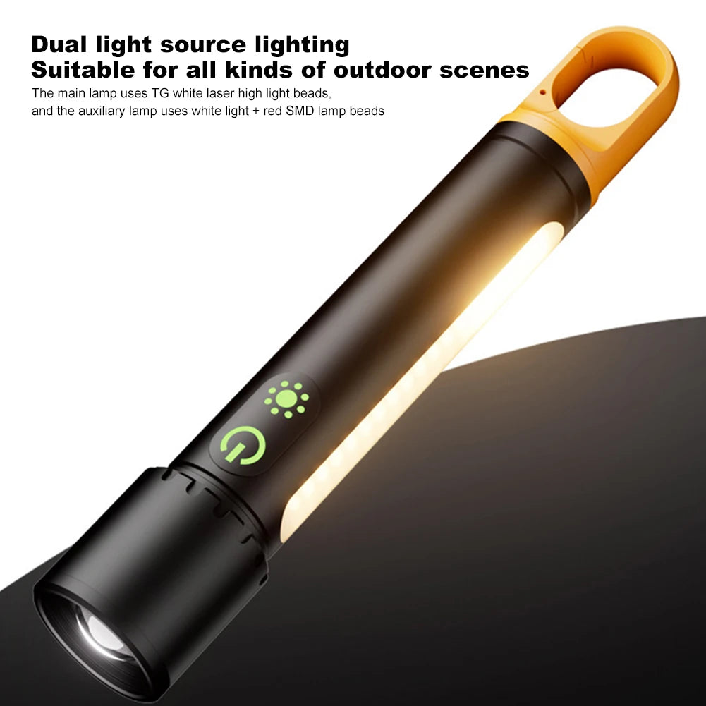 LED Rechargeable Camping Flashlight