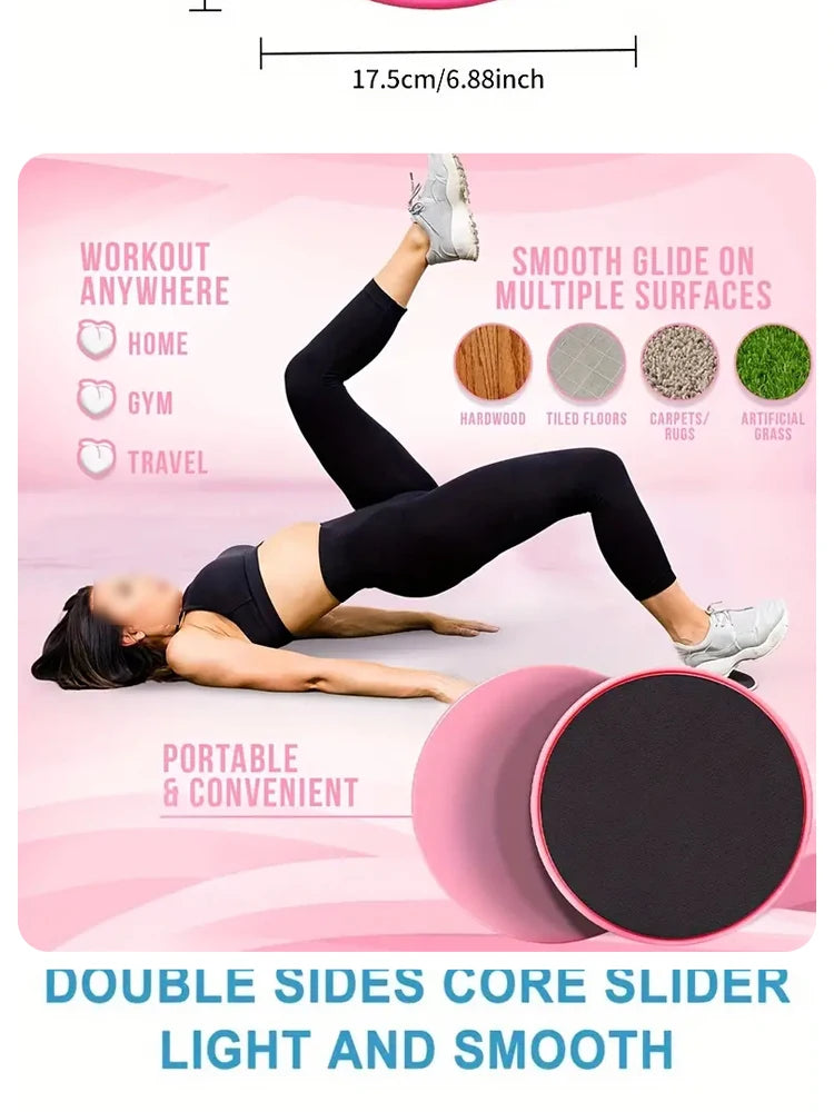 Yoga Sliding Discs for Fitness and Core Training