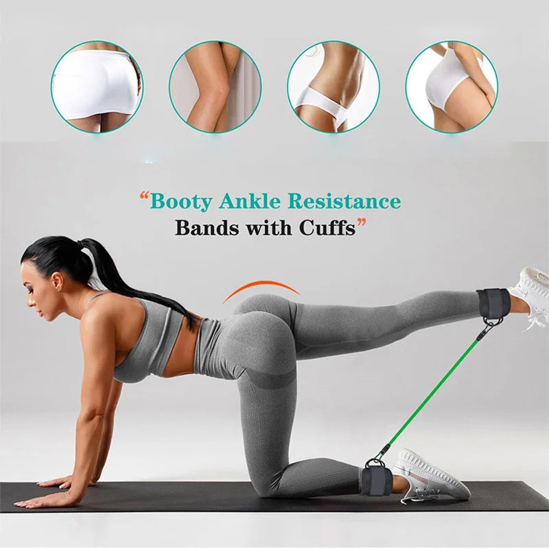 Ankle Strap Resistance Bands for Fitness and Training