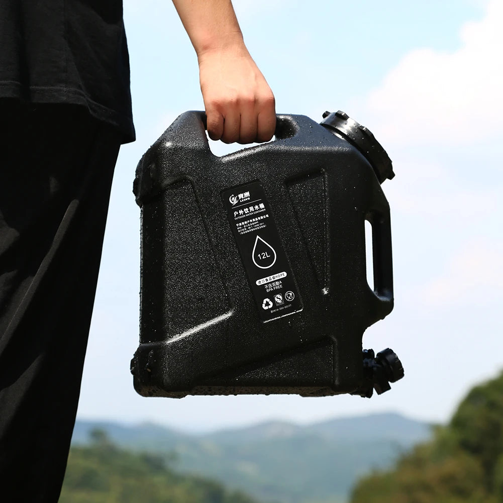 Large-Capacity Portable Camping Water Bag with Faucet