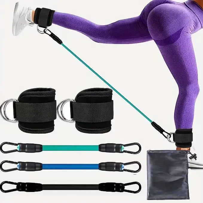 Ankle Strap Resistance Bands for Fitness and Training