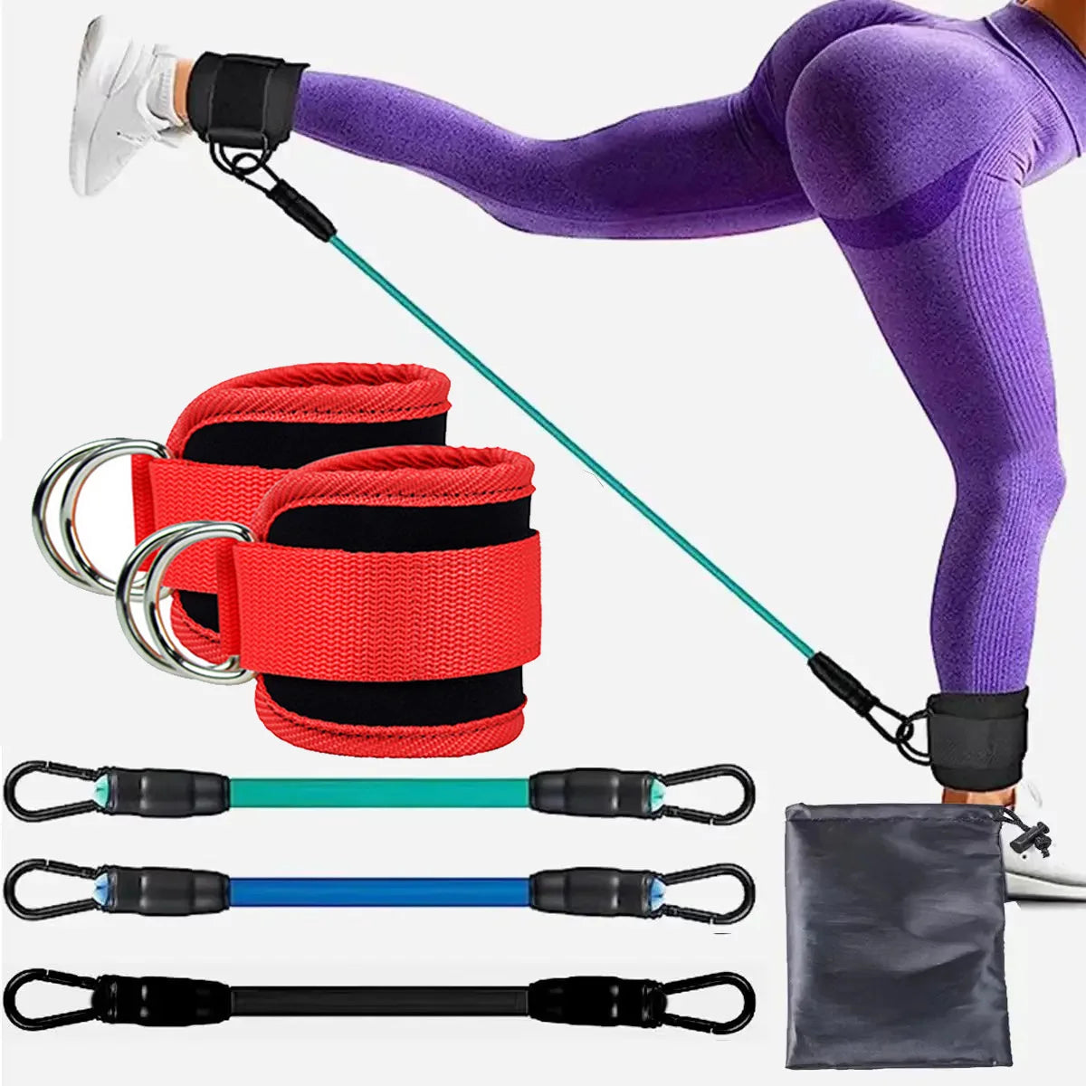 Ankle Strap Resistance Bands for Fitness and Training