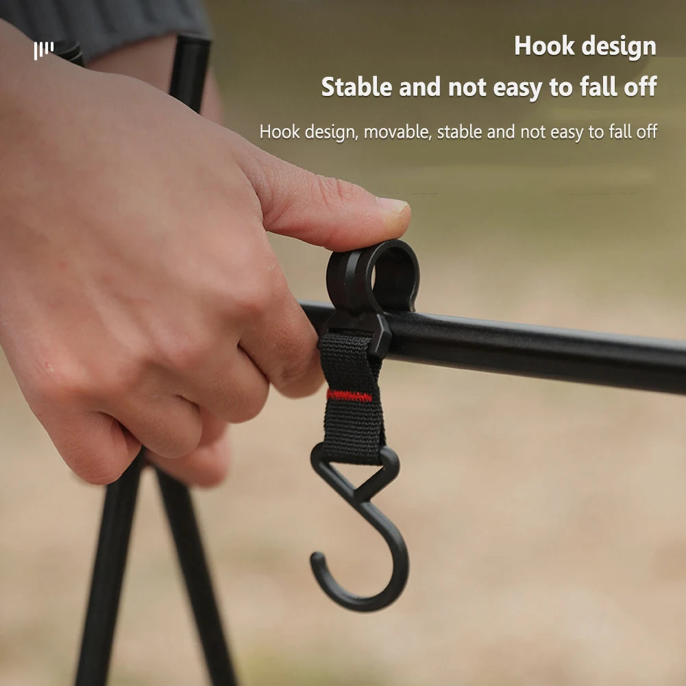 Outdoor Camping S-Shaped Detachable Hooks (5/10pcs)