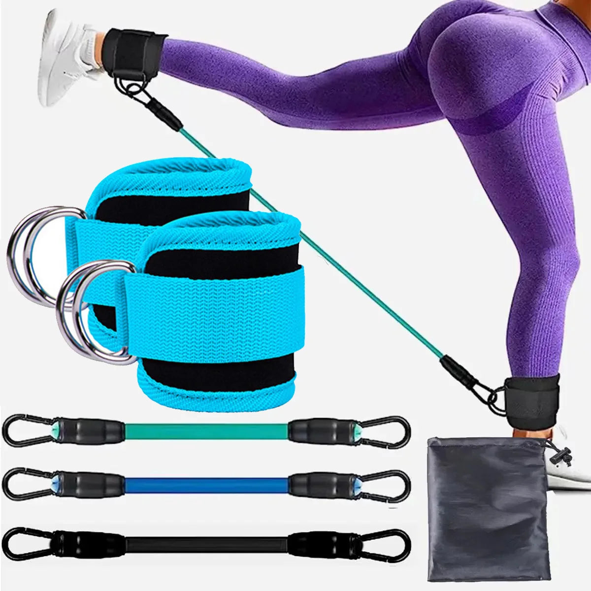 Ankle Strap Resistance Bands for Fitness and Training