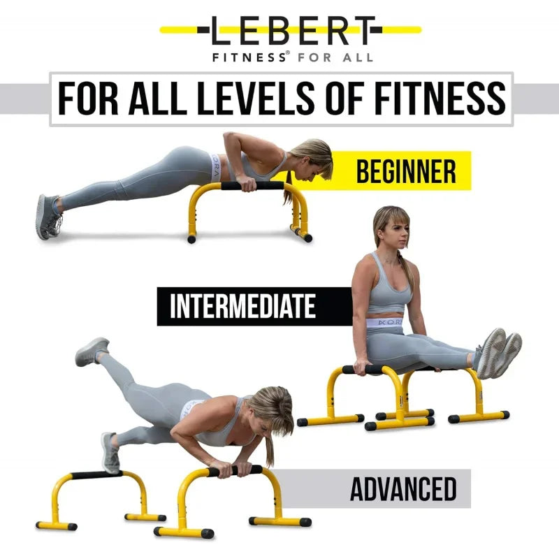 Lebert Fitness Parallette Bars – Push-Up & Dip Station