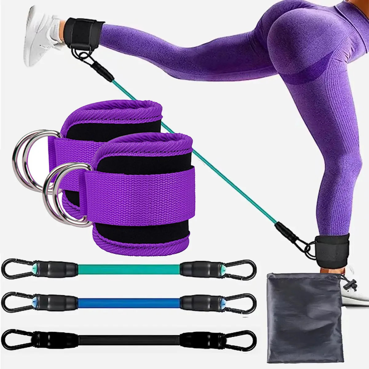 Ankle Strap Resistance Bands for Fitness and Training