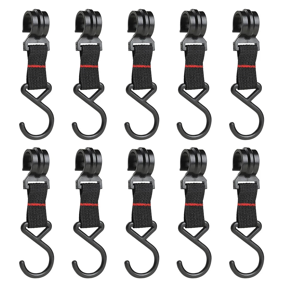 Outdoor Camping S-Shaped Detachable Hooks (5/10pcs)