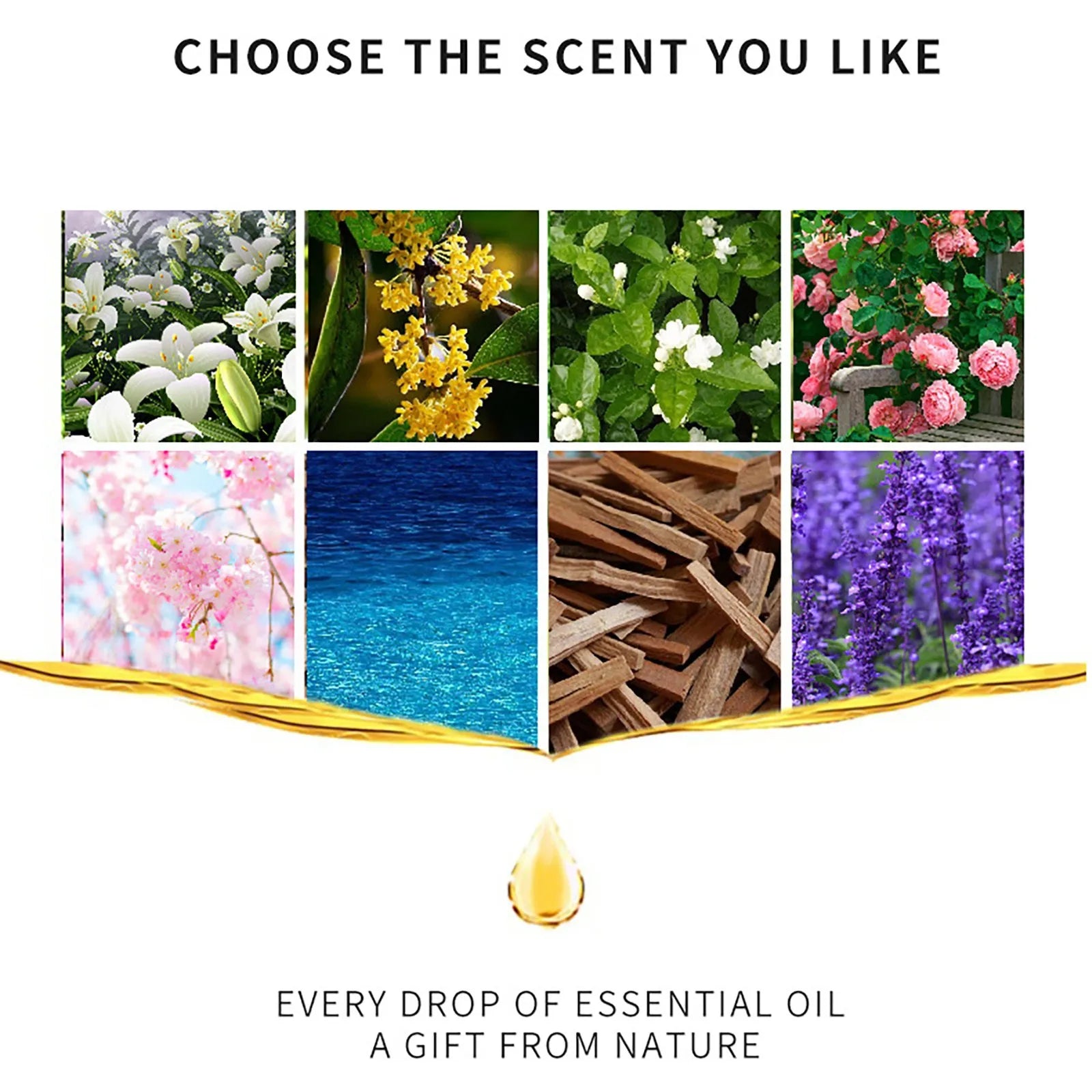 Flower & Fruit Essential Oil for Aromatherapy