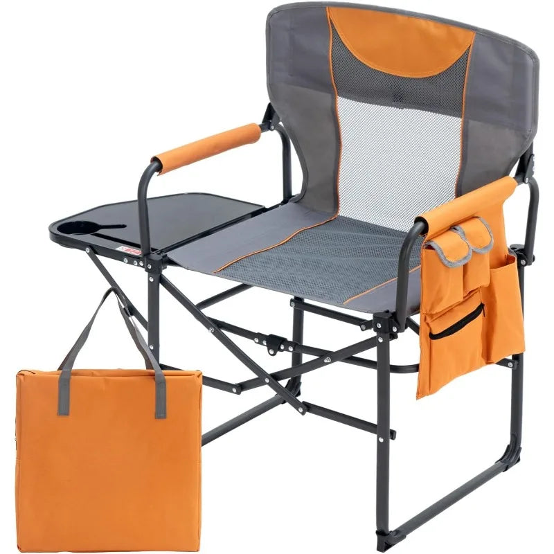 Outdoor Camping Chair for Adults – Portable & Lightweight with Cup Holder